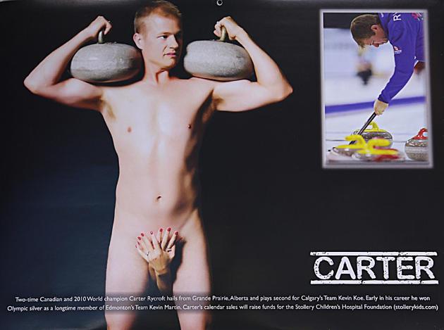Lady Curling Nude Calendar Telegraph